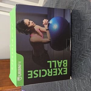 URBNFit exercise ball kit, black, new in box